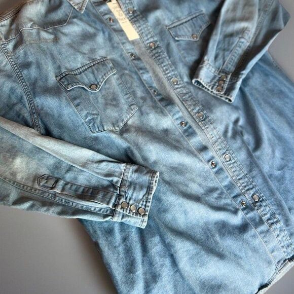 NWT Urban Outfitters Standard Western Men's Shirt S/M Snap-Button - Picture 5 of 8